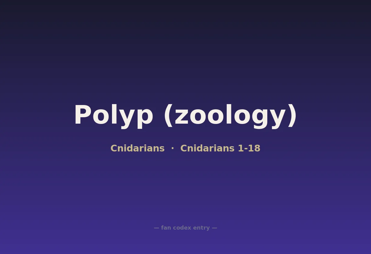 Polyp (zoology)